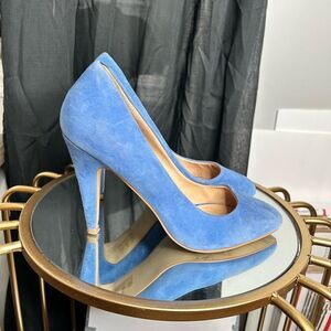 Aldo Blue Suede Heels